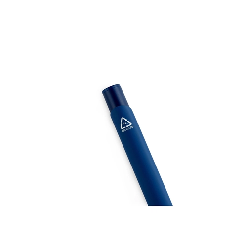 image du produit Stylo à bille en aluminium recyclé avec finition en caoutchouc
