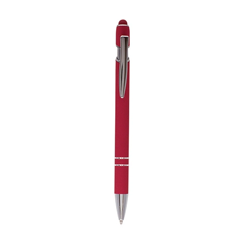 image du produit Stylo à bille PRINCE Soft touch, finition chromée