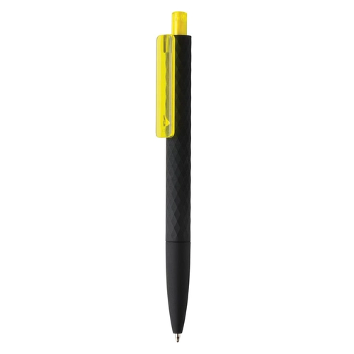 image du produit Stylo à bille rétractable X3 - finition gomme noire