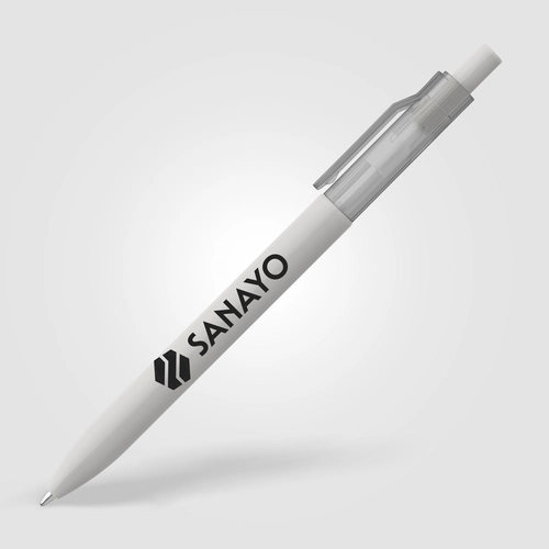 image du produit Stylo à clip translucide en rPET