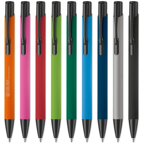 image du produit Stylo ALICANTE soft touch avec gravure laser