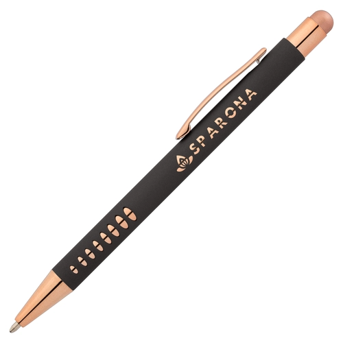 image du produit Stylo avec stylet en aluminum avec attributs rose gold