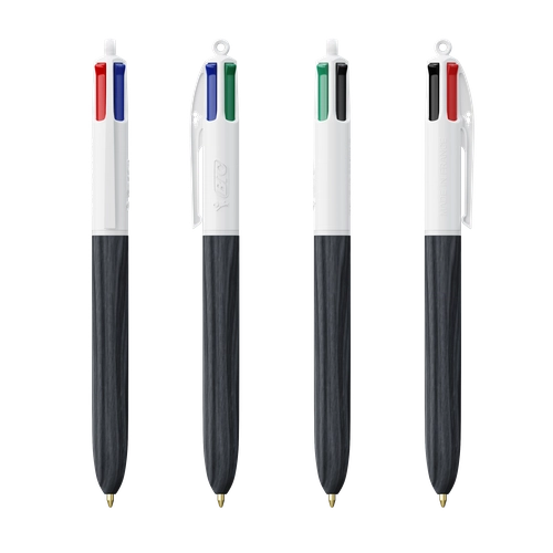 image du produit Stylo BIC® 4 Couleurs Wood Style