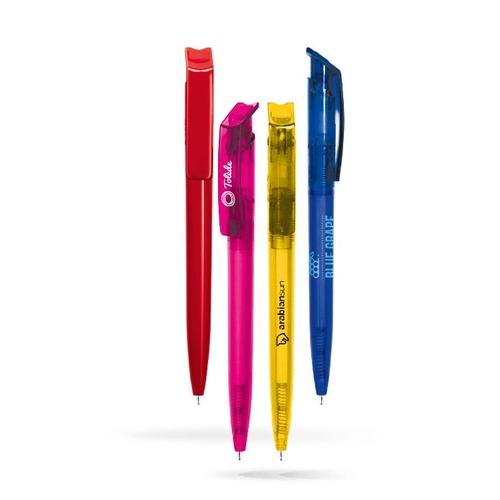 image du produit Stylo bille en plastique recyclé RPET - écriture bleue