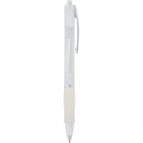 image du produit Stylo bille transparent coloré - bouton poussoir