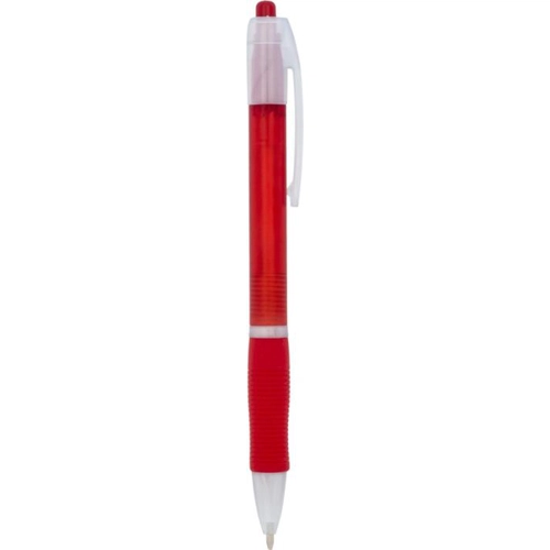 image du produit Stylo bille transparent coloré - bouton poussoir