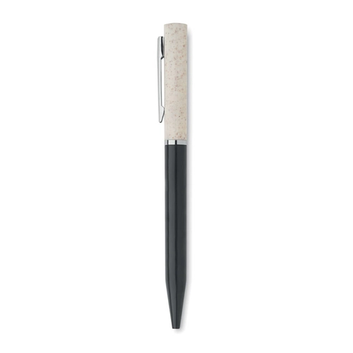image du produit Stylo bille twist paille de blé/ABS encre bleue