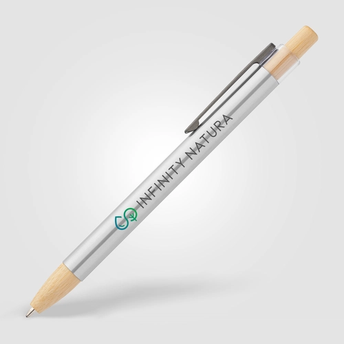 image du produit Stylo en acier inoxydable recyclé