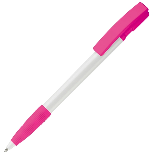 image du produit Stylo opaque NASH avec grip caoutchouc et clip courbé