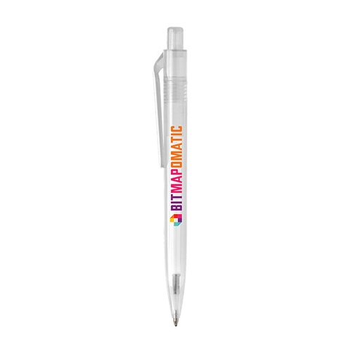 image du produit Stylo semi transparent en RPET - éco-responsable