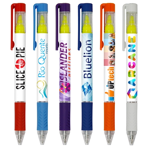 image du produit Stylo surligneur BERGMAN avec grip coloré