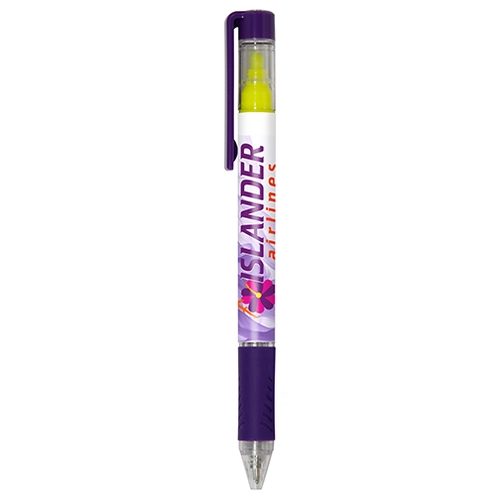 image du produit Stylo surligneur BERGMAN avec grip coloré