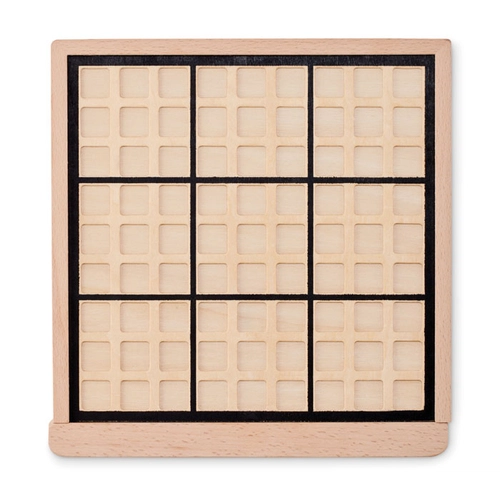 image du produit Sudoku en bois - Jeux avec 99 tuiles en bois numérotées