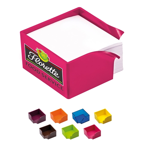 image du produit Support bloc papier, porte bloc papier FSC carré 90x90x48 mm