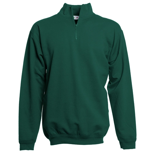 image du produit Sweat 1/2 zip 100% coton pour homme