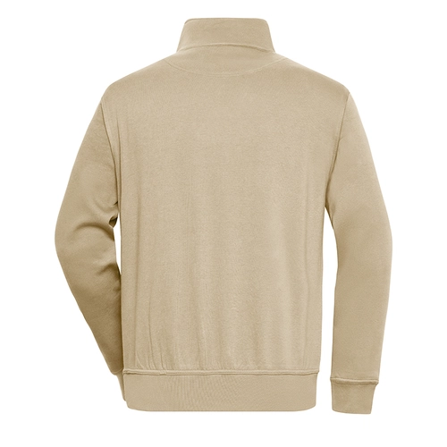 image du produit Sweat de travail Homme avec fermeture 1/4 de zip - lavable 60°C