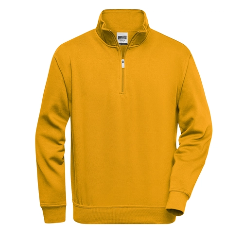 image du produit Sweat de travail Homme avec fermeture 1/4 de zip - lavable 60°C