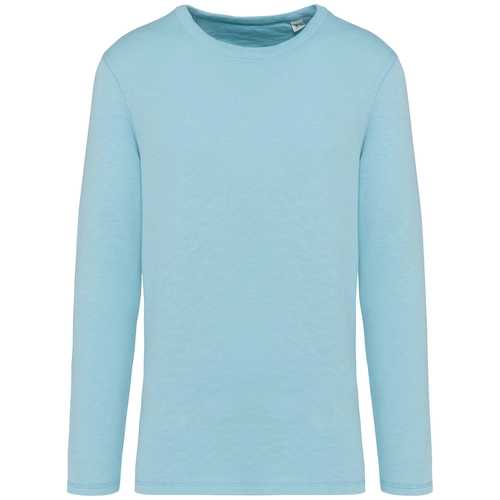 image du produit Sweat-shirt écoresponsable à col rond délavé unisexe - Fabrication Europe