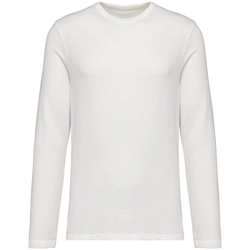 image du produit Sweat-shirt écoresponsable à col rond délavé unisexe - Fabrication Europe