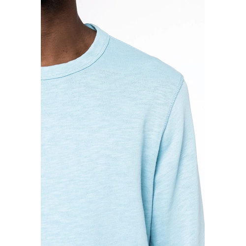 image du produit Sweat-shirt écoresponsable à col rond délavé unisexe - Fabrication Europe