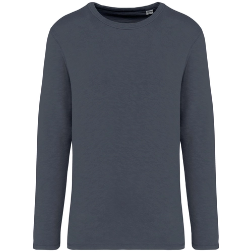 image du produit Sweat-shirt écoresponsable à col rond délavé unisexe - Fabrication Europe