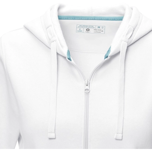 image du produit Sweat zippé à capuche en coton bio certifié GOTS pour Femme 280gr