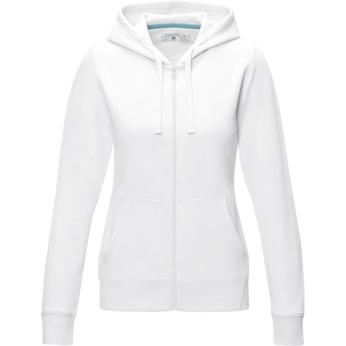 image du produit Sweat zippé à capuche en coton bio certifié GOTS pour Femme 280gr