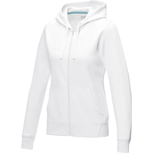 image du produit Sweat zippé à capuche en coton bio certifié GOTS pour Femme 280gr