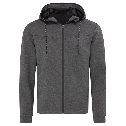 image du produit Sweat zippé à capuche homme, 24% en RPET