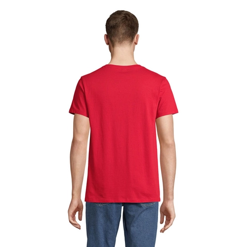 image du produit T-shirt col V, 100 % coton semi-peigné ringspun