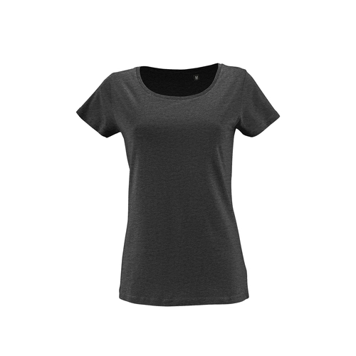 image du produit T shirt Femme manches courtes - coton bio et polyester recyclé