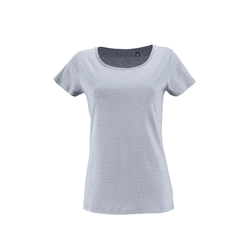 image du produit T shirt Femme manches courtes - coton bio et polyester recyclé