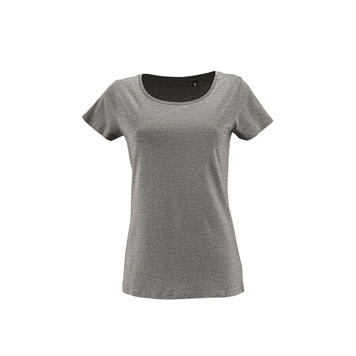 image du produit T shirt Femme manches courtes - coton bio et polyester recyclé