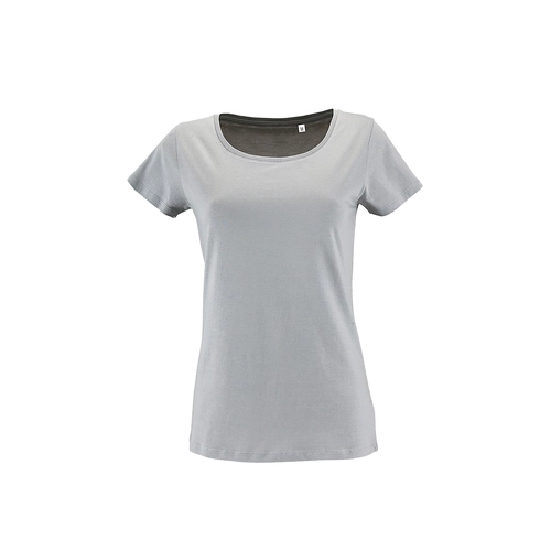 image du produit T shirt Femme manches courtes - coton bio et polyester recyclé