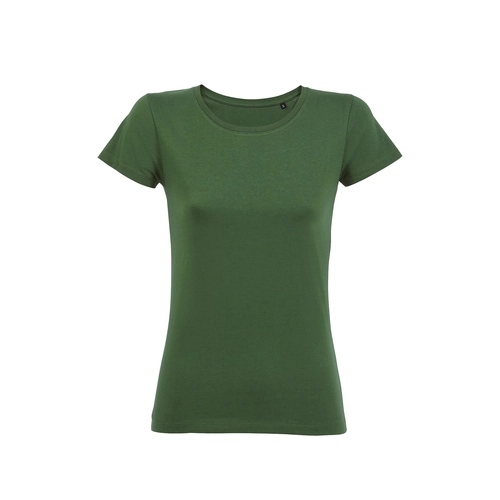 image du produit T shirt Femme manches courtes - coton bio et polyester recyclé