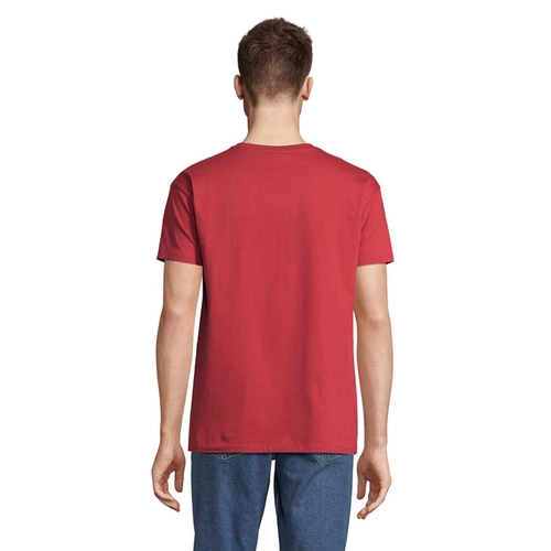 image du produit T-shirt homme col rond, 100% coton semi-peigné ringspun