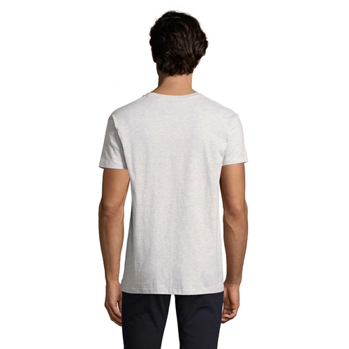 image du produit T-shirt homme col rond, 100% coton semi-peigné ringspun