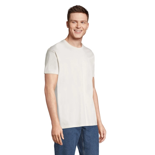 image du produit T-shirt homme col rond, 100% coton semi-peigné ringspun