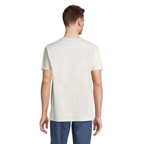 image du produit T-shirt homme col rond, 100% coton semi-peigné ringspun