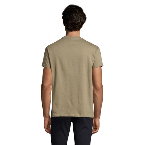 image du produit T-shirt homme col rond, 100% coton semi-peigné ringspun