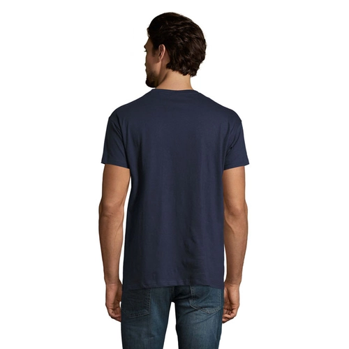 image du produit T-shirt homme col rond, 100% coton semi-peigné ringspun