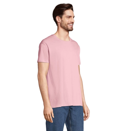 image du produit T-shirt homme col rond, 100% coton semi-peigné ringspun