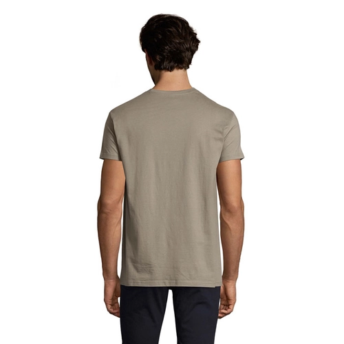 image du produit T-shirt homme col rond, 100% coton semi-peigné ringspun