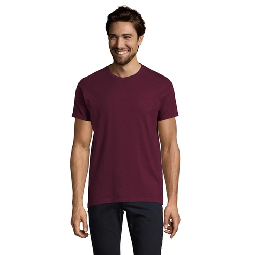image du produit T-shirt homme col rond, 100% coton semi-peigné ringspun