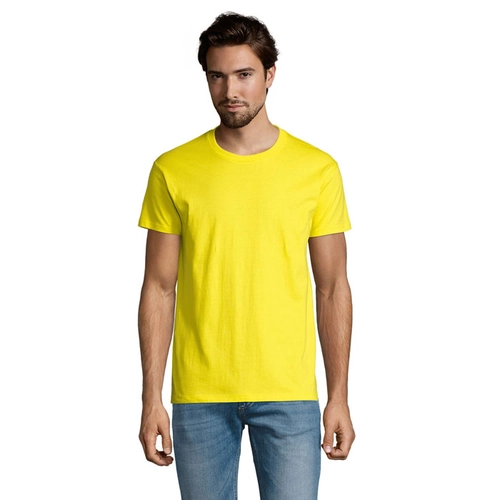 image du produit T-shirt homme col rond, 100% coton semi-peigné ringspun