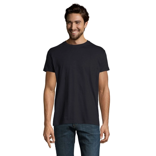 image du produit T-shirt homme col rond, 100% coton semi-peigné ringspun