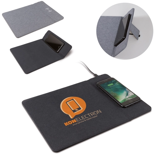 image du produit Tapis de souris avec chargeur induction 5W