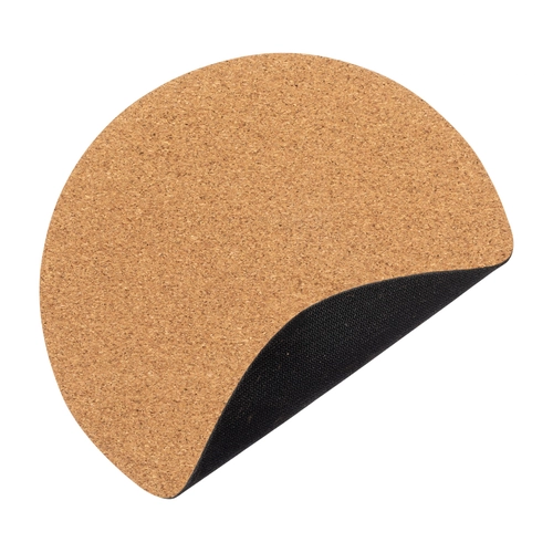 image du produit Tapis de souris rond en liège - base en silicone