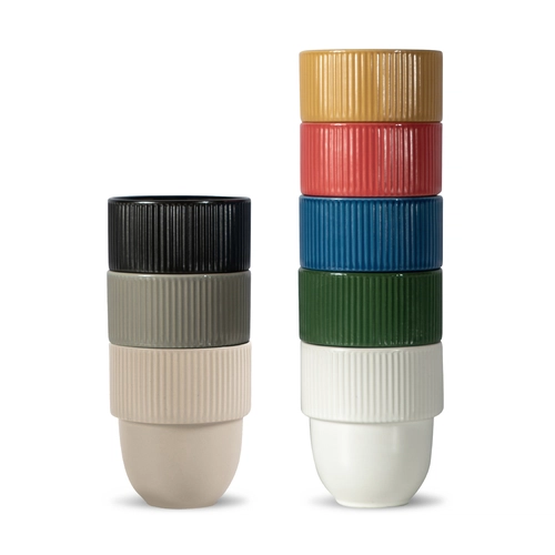 image du produit Tasse 270 ml empilable aux couleurs douces