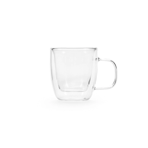 image du produit Tasse en verre borosilicate 65 ml double paroi avec anse